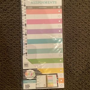 Happy Planner Assignment/Note Sheets